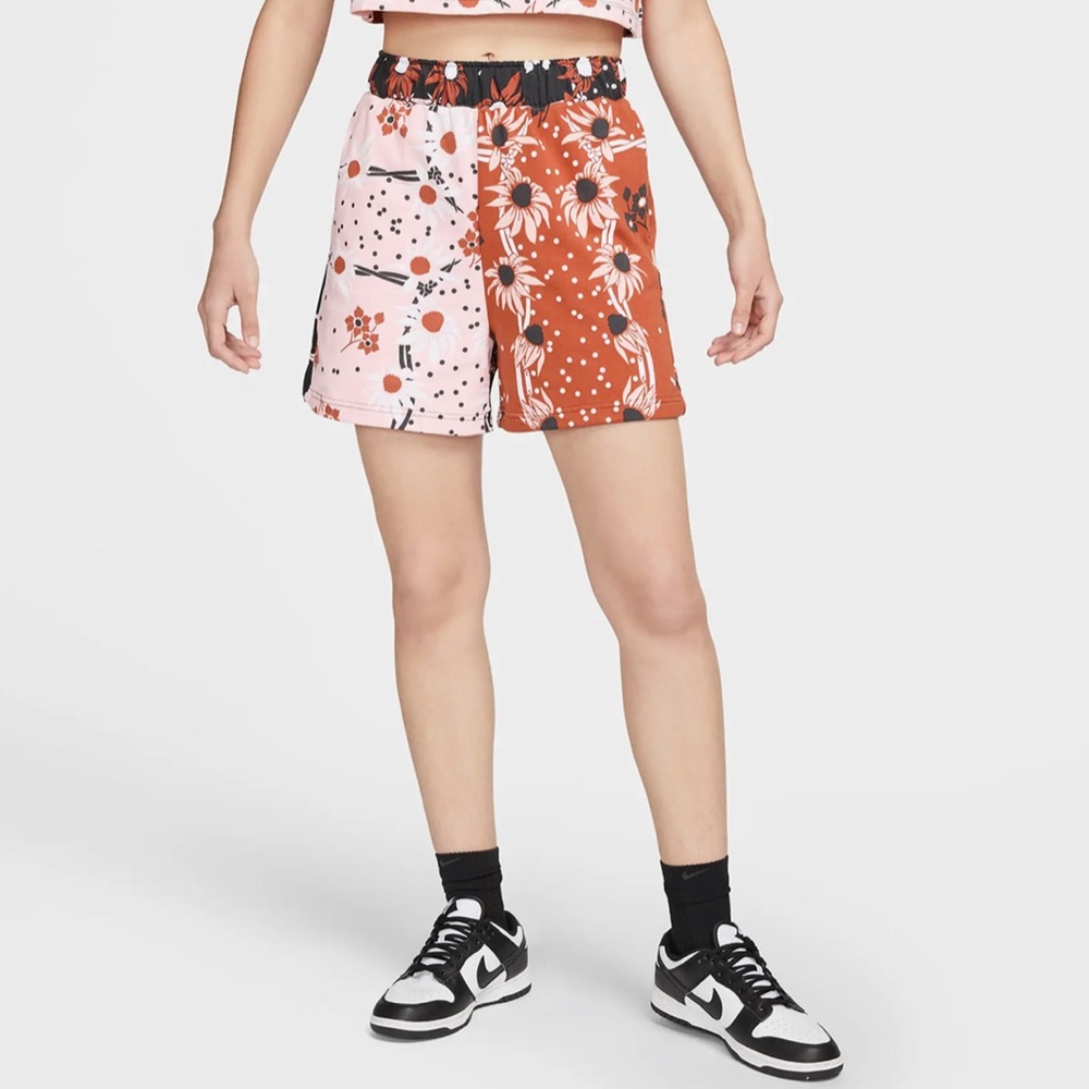Nike Garden Party Loose Fit High Rise Shorts